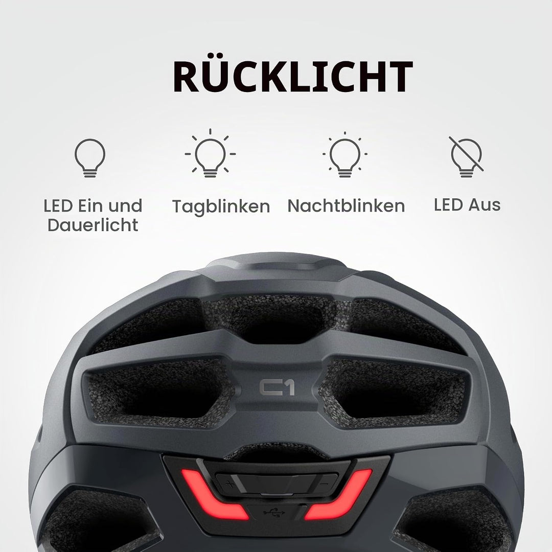 Sena C1 Smart Helm mit Bluetooth Gegensprechanlage und Smartphone-Konnektivität für Musik, GPS und T