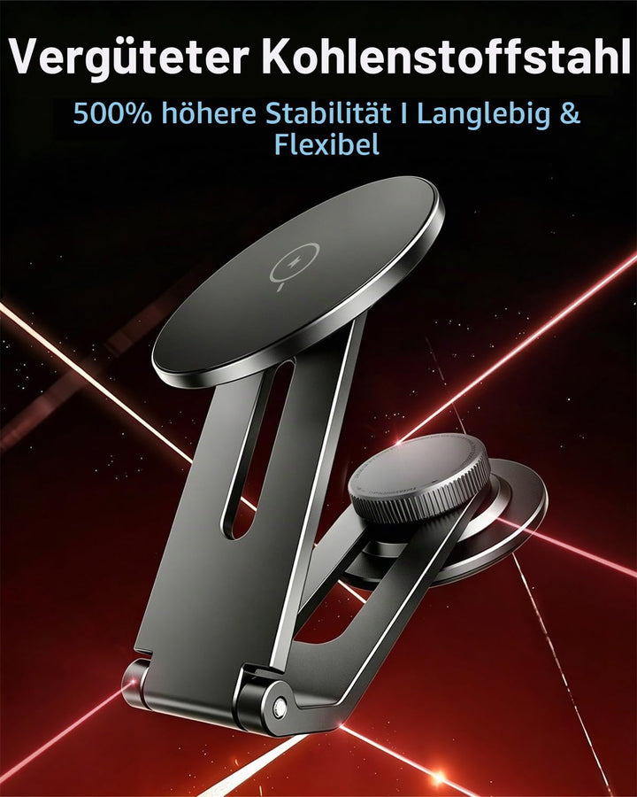 15W für MagSafe Handyhalterung Auto mit Ladefunktion für Tesla Model 3/Y/S/X/Cybertruck, Klappbares