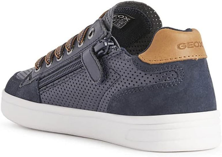 Geox Jungen J Djrock Boy BSneakers 31 EU Navy Cognac, 31 EU Navy Cognac