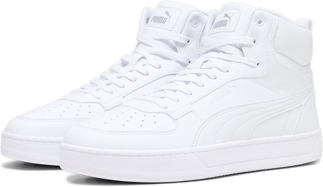 PUMA Unisex Caven 2 Sneaker 41 EU Puma White Puma Silver, 41 EU Puma White Puma Silver
