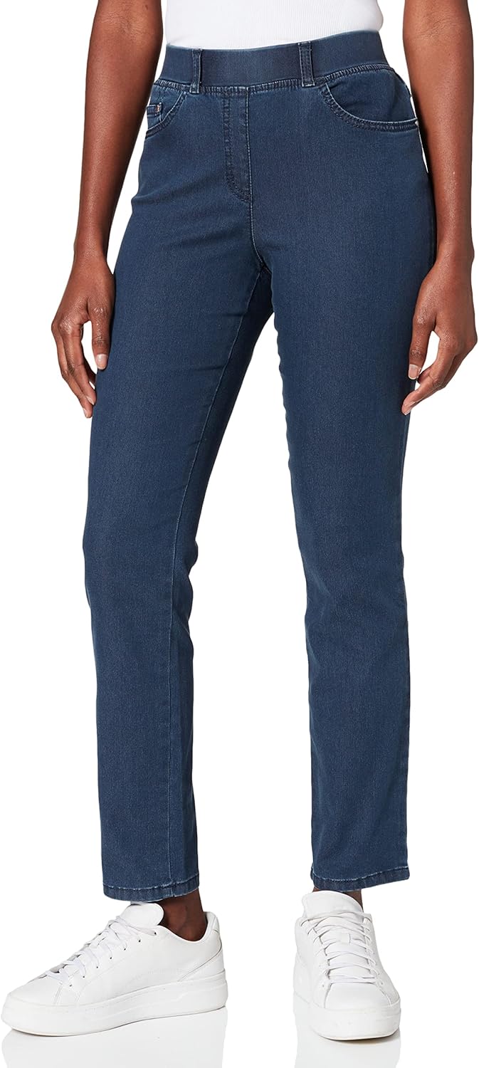 Raphaela by Brax Damen Jeans Style Lavina Rundum Schlupf Denim Super Slim 29W / 32L Dark Blue, 29W /