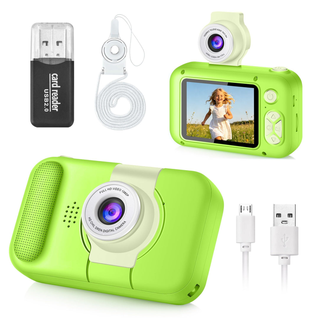 KinderKamera,ARNSSIEN Kinder Kamera,Selfie,Geschenk für3 4 5 6 7 8 9 10Jahre Mädchen und Junge,2.4in