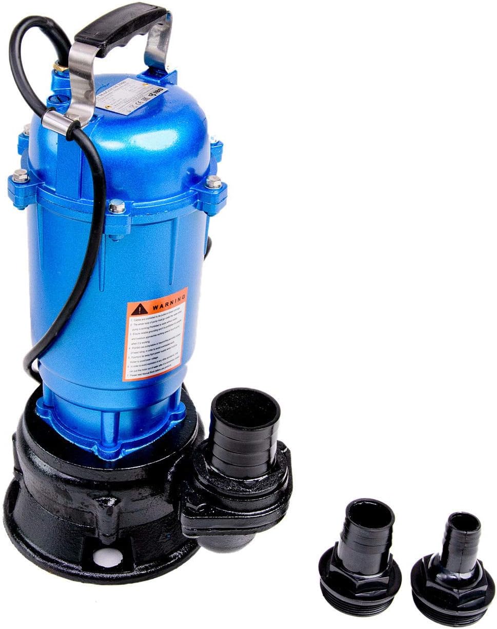 TAUCHPUMPE 550W M MIT SCHWIMMSCHALTER und 2" STORZ C KUPPLUNG Pumpe 0,55 kW - KG - Wasserpumpe Schmu