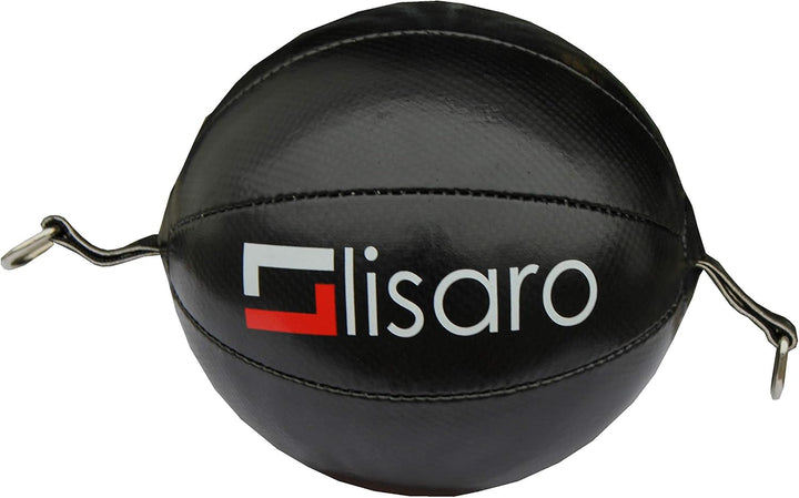 LISARO Boxen Doppelendball, Boxbirne, Punchingball Schlagbirne Kunstleder PU, Speed Ball mit 2 Gummi