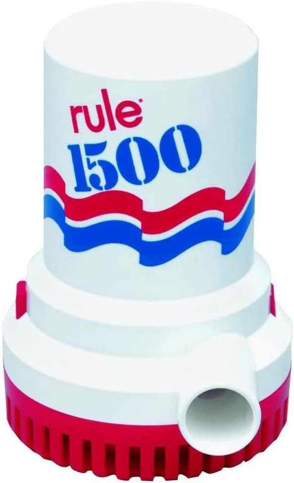 Rule 1500 GPH Marine Bilge Pumpe, Nicht automatisch 03 - 24 Volt, 03 - 24 Volt