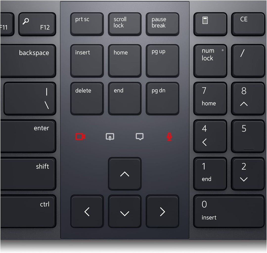 Dell Premier Collaboration Keyboard - KB900GR (deutsche Tastatur QWERTZ, kabellos, Bluethooth) schwa