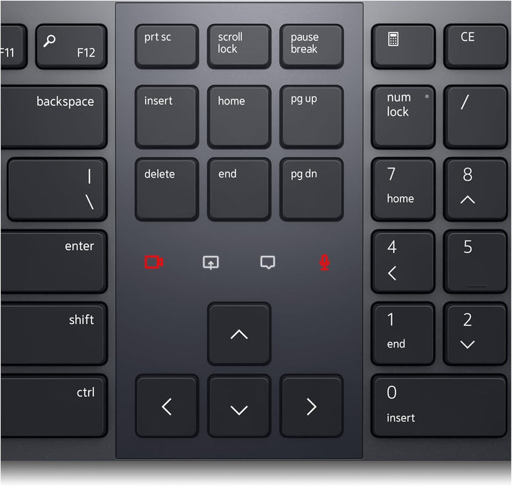 Dell Premier Collaboration Keyboard - KB900GR (deutsche Tastatur QWERTZ, kabellos, Bluethooth) schwa