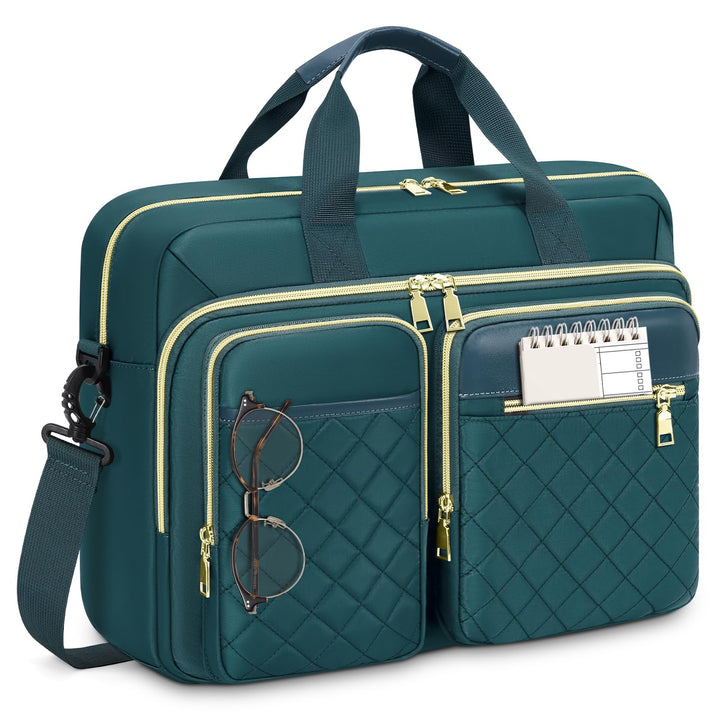RAINSMORE Laptoptasche 17,3 Zoll für Damen Laptop Aktentasche Wasserdichte Laptop Notebook Tasche Bu