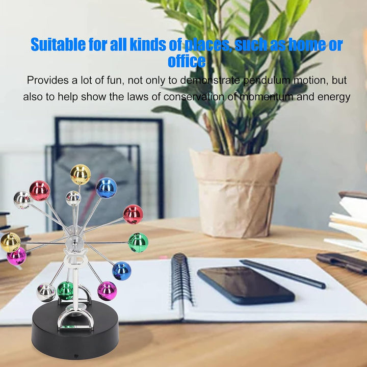 USB Elektronische Perpetuum Mobile Schaukel Ball Kinetische Kunst Globus Himmlischen Körper Kinetisc