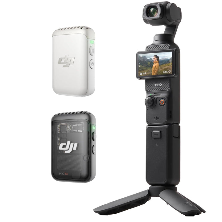 DJI Osmo Pocket 3 Kreativ Combo Mic 2 Sender x 2, vlog Kamera 4K mit 1-Zoll-CMOS und 4K/120 fps Vide