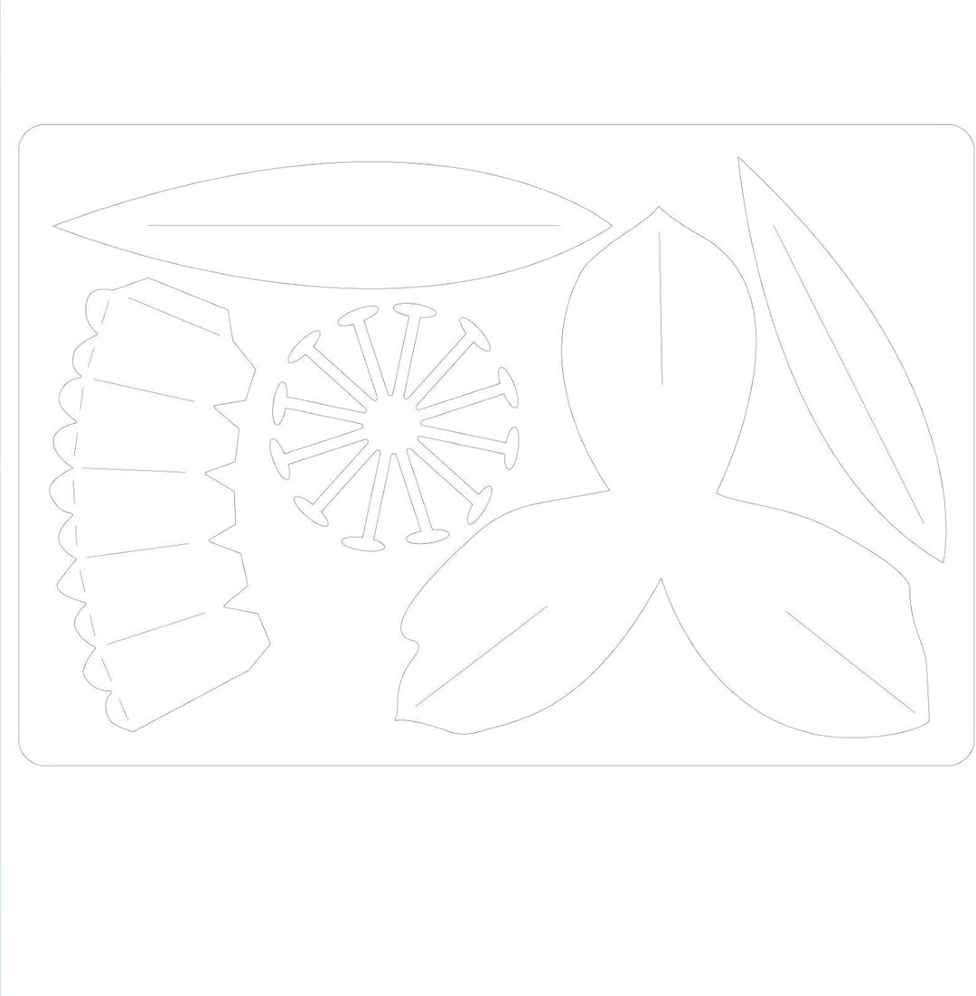 Sizzix Bigz L Stanzschablone 665107 Narzisse von Olivia Rose