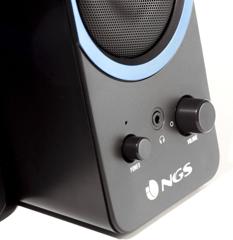 NGS GSX-200-20 W Stereo-Gaming-Lautsprecher mit starker Bassleistung, GSX-200