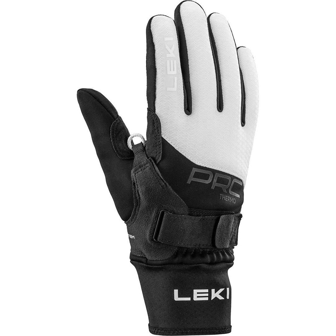 LEKI Damen PRC ThermoPlus Shark Handschuhe EU 6.5 black-white, EU 6.5 black-white