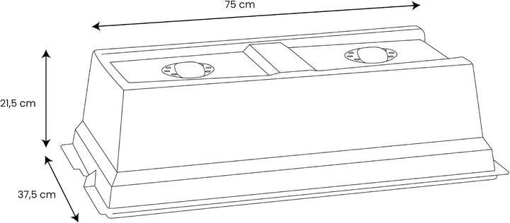 EDA Serre DE Culture Vegetable City COUVERCLE Avec Aeration 13924