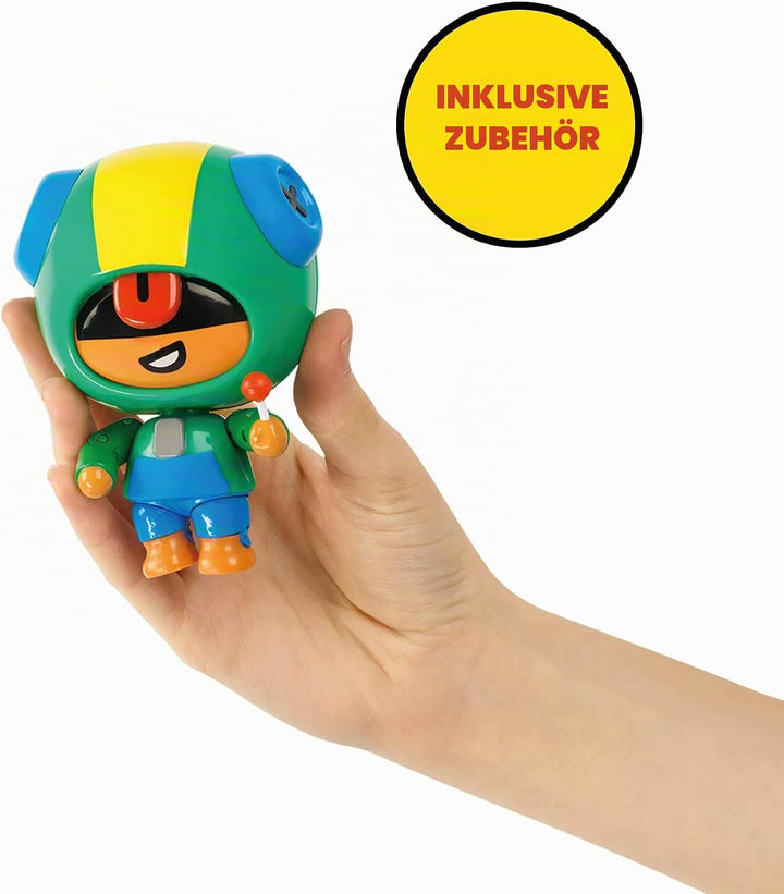 Brawl Stars Leon Actionfigur | 11,4 cm grosse Sammlerstücke Spielzeugfigur | P.M.I. Ofically License