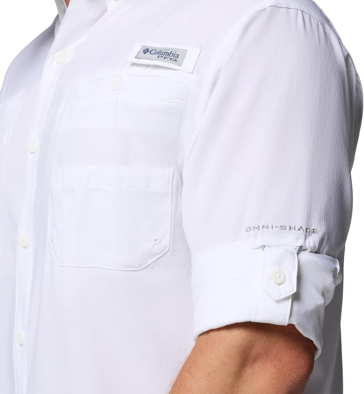 Columbia Herren Tamiami Ii Long Sleeve Shirt Langarmshirt XXL Weiss, XXL Weiss/Opulenter Garten