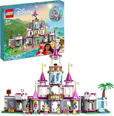LEGO | Disney Princess Ultimatives Abenteuerschloss, Prinzessinnen-Schloss-Spielzeug, baubares Haus