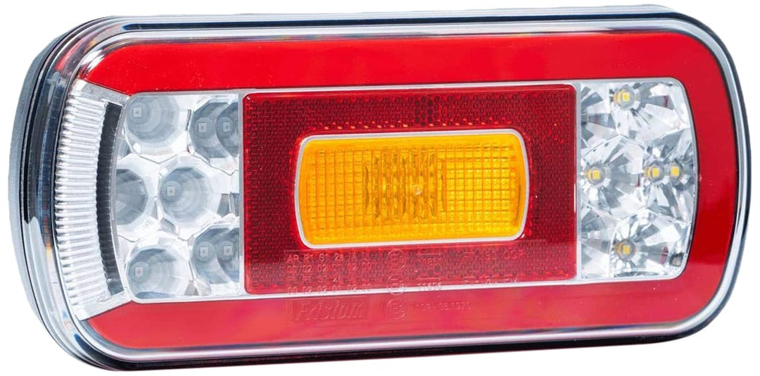 Fristom LED Rückleuchten Anhänger Set 5 m Kabelbaum 13 pol.