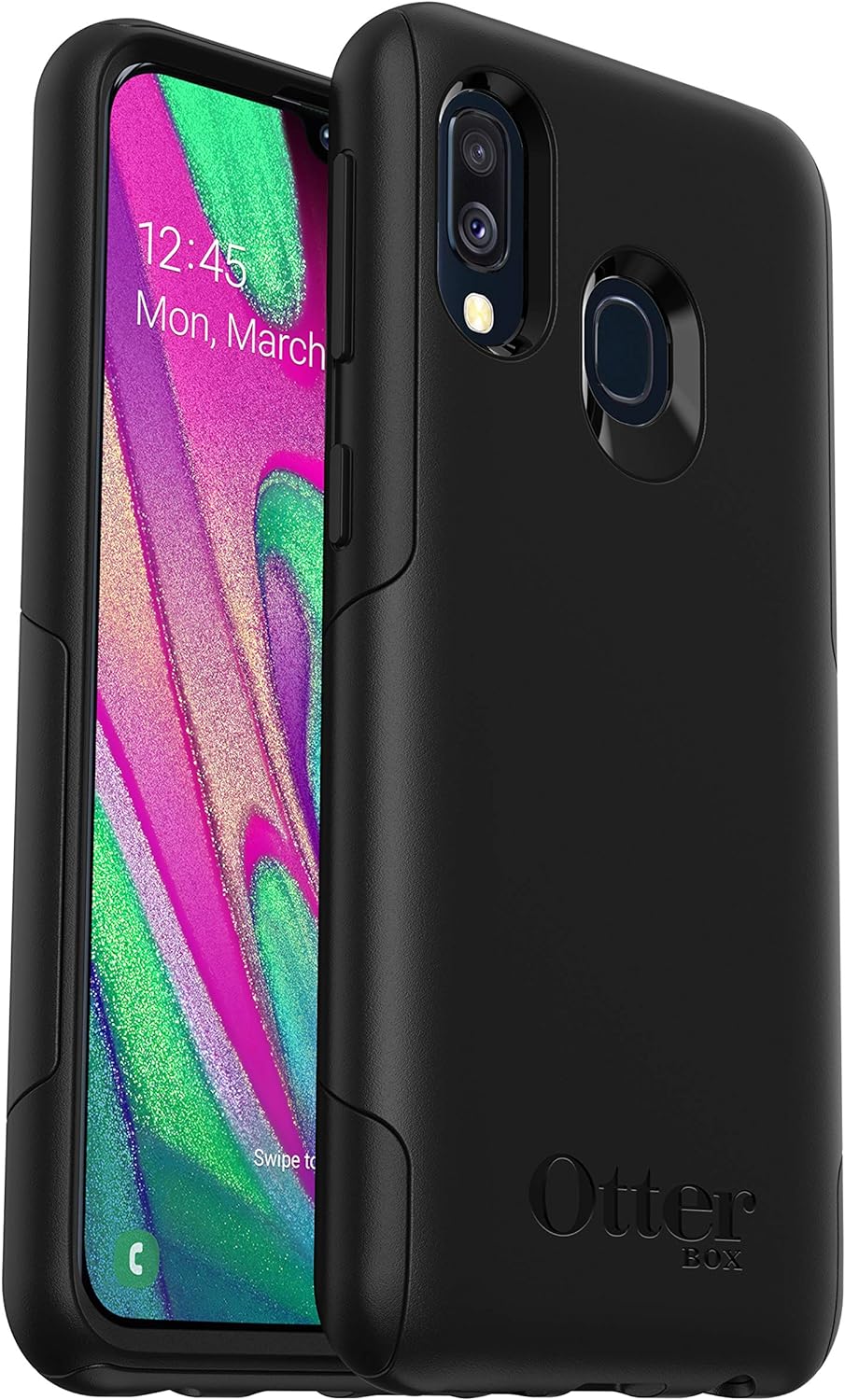 OtterBox für Galaxy A40, Sturzgeschützte Schutzhülle, Commuter Lite, Schwarz - Keine Einzelhandelsve