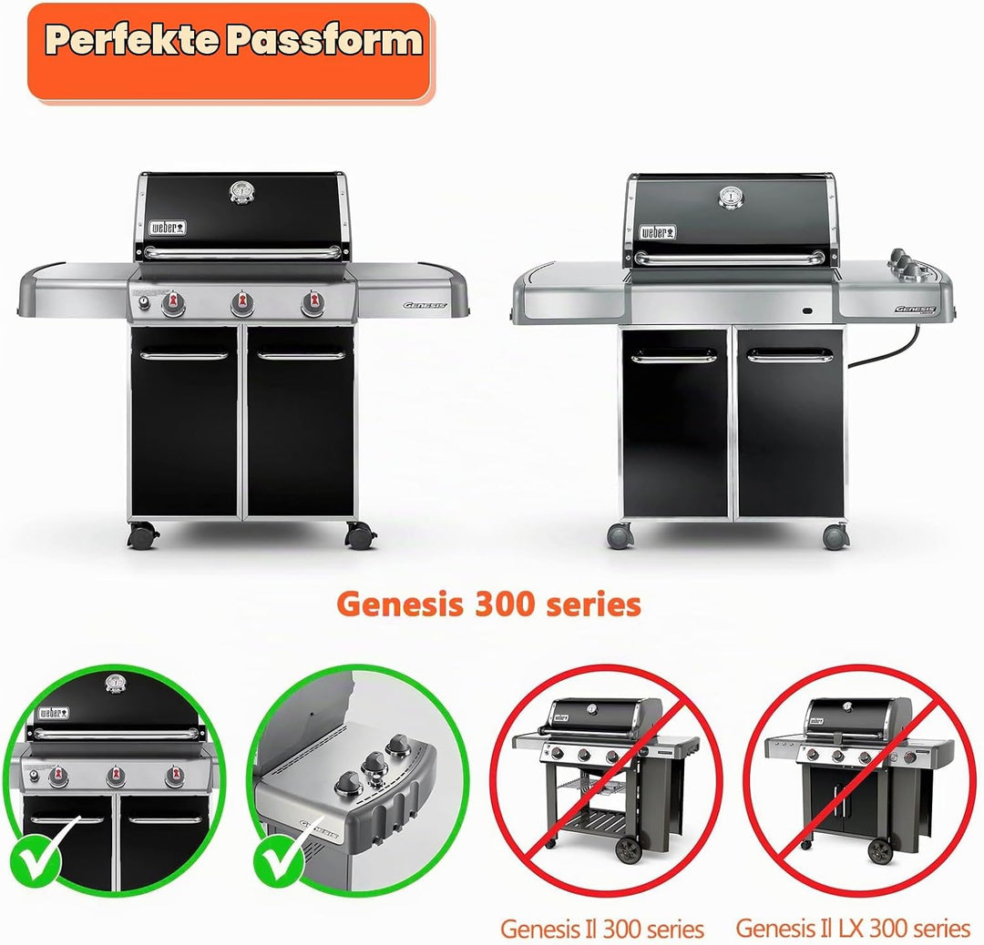 Denmay 65054 67,9CM Edelstahl Warmhalterost für Weber Genesis 300 Series E320 E330 S310 S320 S330 (2