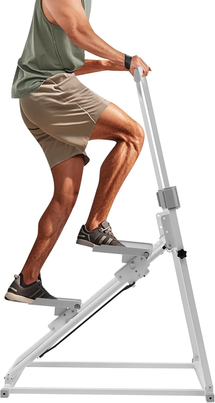 Treppe Stepper Faltbare Cardio-Übung Climber, Verstellbarer Lenker &amp; Pedale, Treppensteiger Fitnessg
