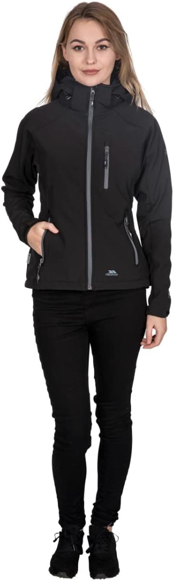 Trespass Damen Bela II Softshelljacke (1er Pack) XXS Schwarz, XXS Schwarz
