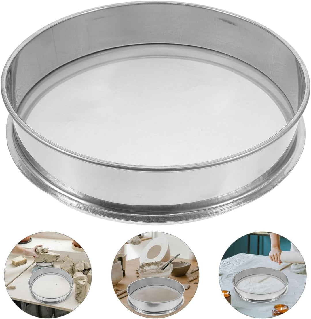 SHINEOFI 100 Mesh Stainless Steel Sieve for Ceramic Glaze &amp; Paint Filter