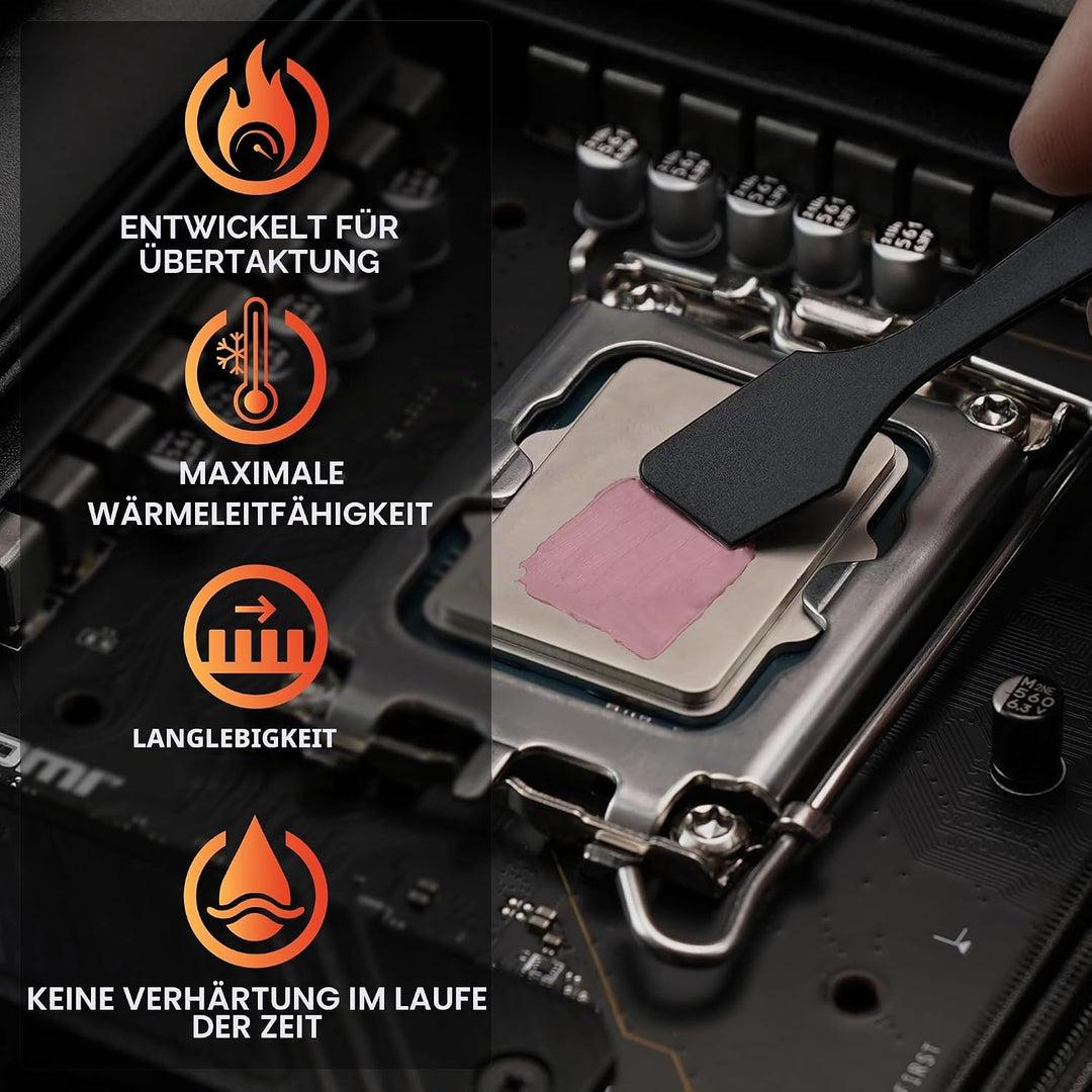 Thermal Grizzly - Kryonaut extreme - 2 Gramm - Extrem Hochleistungsfähige Wärmeleitpaste - Für Maxim
