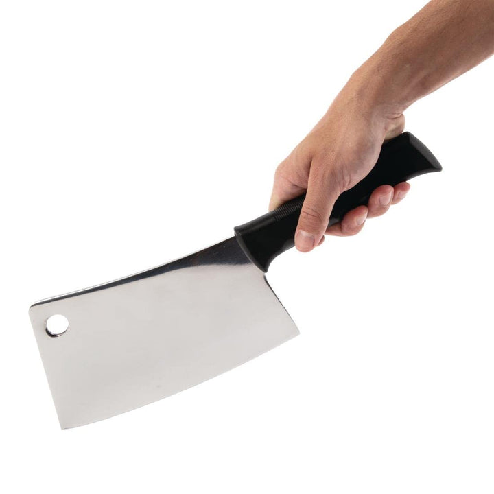 Vogue D474 Edelstahlbeil, 8 Zoll Klingenlänge, Schwarz