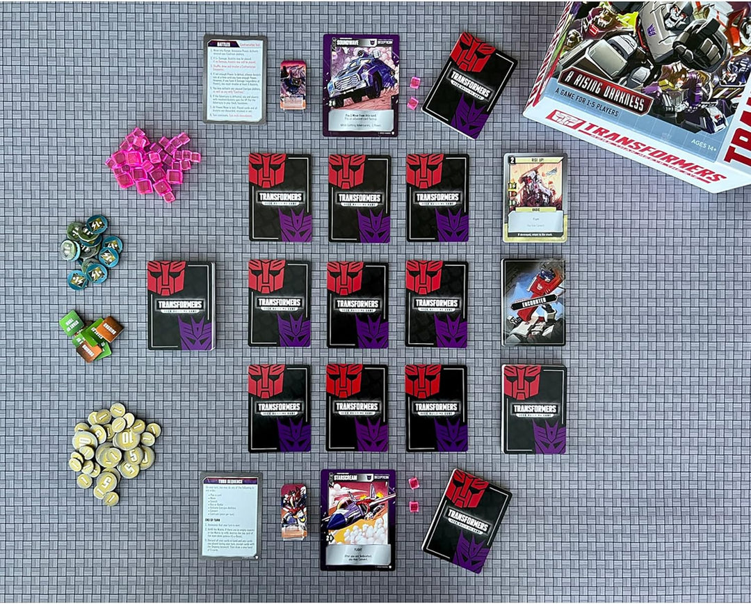 Renegade Game Studios RGS02342 Transformers Deck-Building Game: A Rising Darkness Expansion Spiel