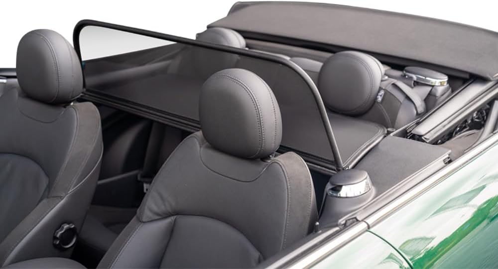 Aperta Windschott passend für Mini Cooper Cabrio F57 100% Passgenau OEM Qualität Schwarz Windstop Wi