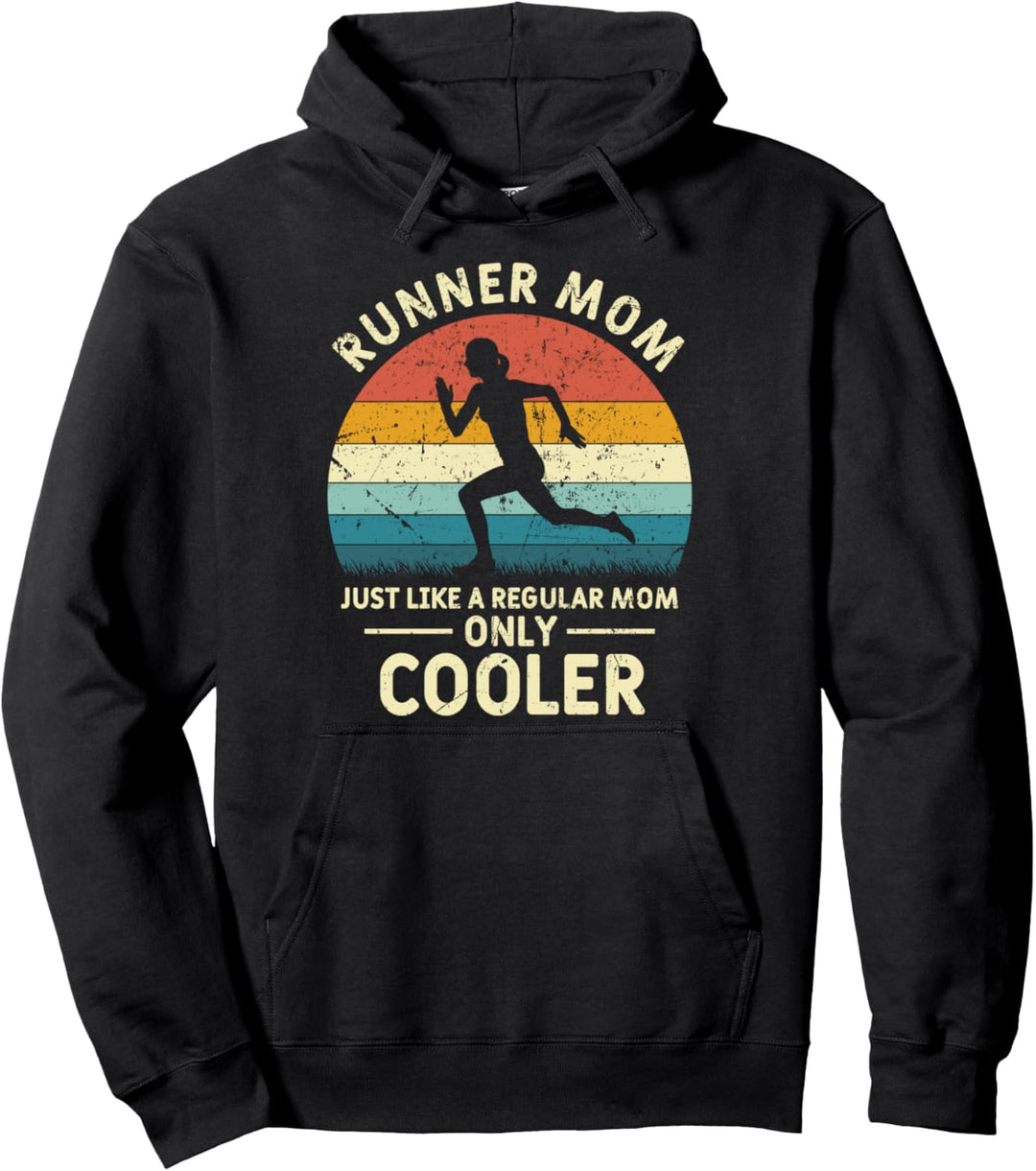 Runner Mom Lustiger Marathon Laufen Joggen Muttertag Pullover Hoodie