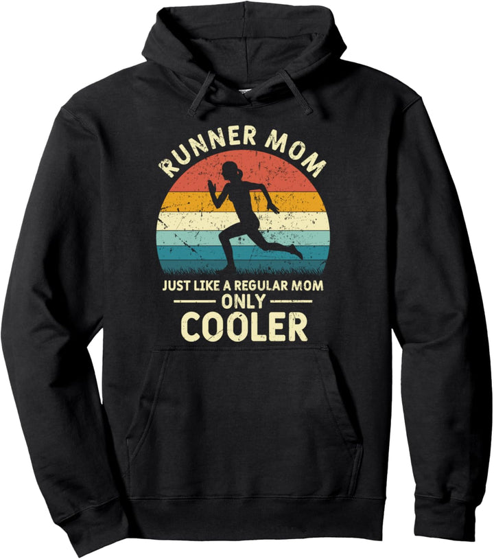 Runner Mom Lustiger Marathon Laufen Joggen Muttertag Pullover Hoodie