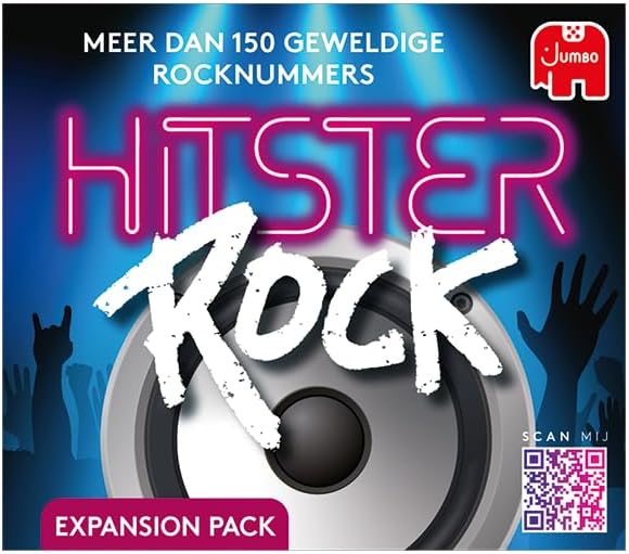 Hitster Rock Expansion, Erweiterungsset, Musikspiel, Actionspiel, Erwachsene Brettspiel, Spiel mit M
