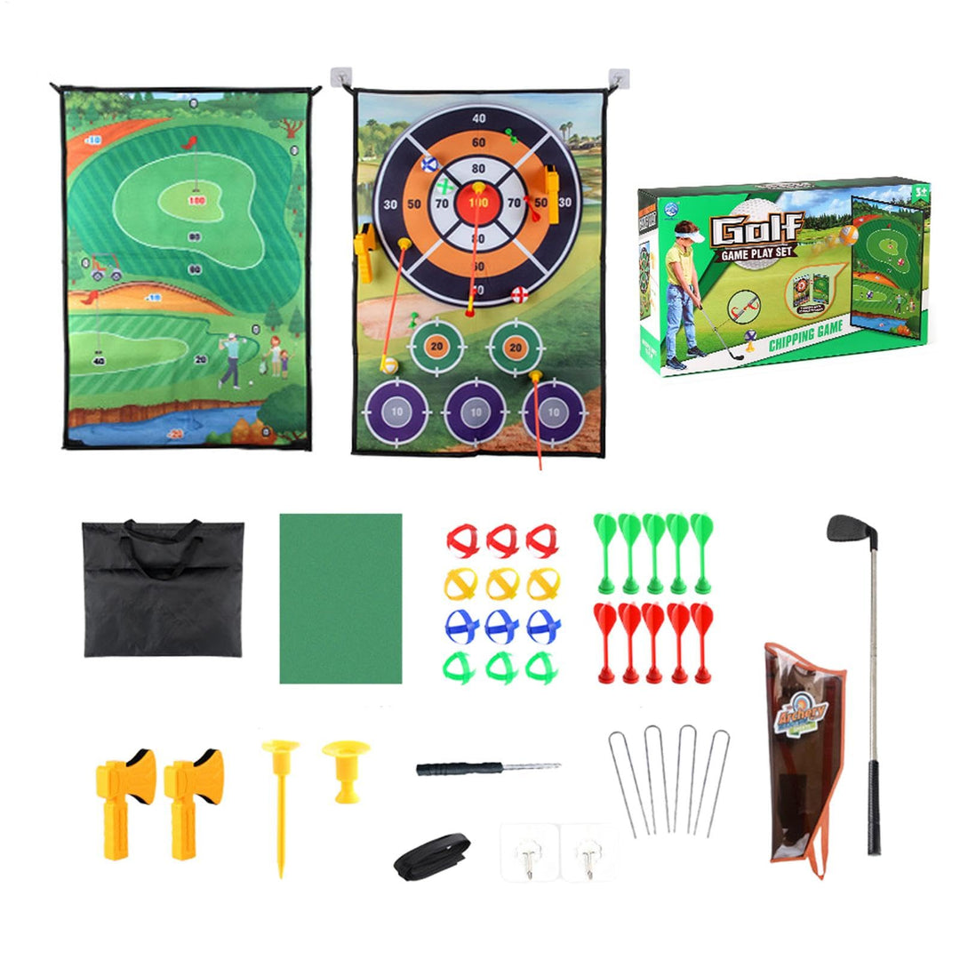 Golf-Chipping-Spielmatte,Chipping-Golf-Spielmatte,Doppelseitige Golf-Chipping-Spiel-Übungsmatte - Da