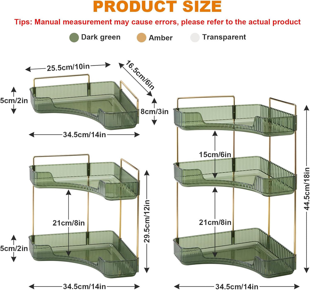 SHANNA Eckiger Make Up Kosmetik Organizer: Verstellbarer Organizer mit Grosser Kapazität, für Lippen