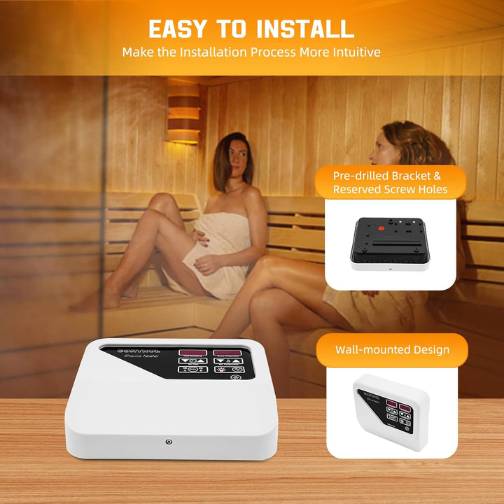 3-9 kW Sauna-Aussenregler, Saunaregler, Saunasteuerung 380 V-415 V, Saunaofen-Digitalregler, externe