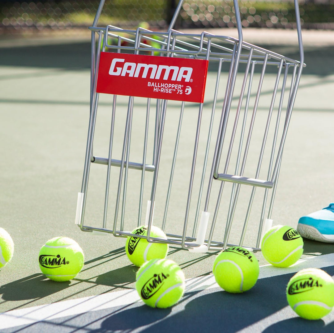 Gamma Tennisball-Tonabnehmerkörbe für einfaches Aufnehmen, mehrere Farben mit Kapazität von 50 bis 1