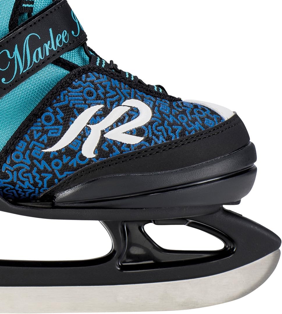 K2 Mädchen Marlee Ice Skates S (EU: 29-34 / UK: 10-1 / US: 11-2) Single black - blue - light blue, S