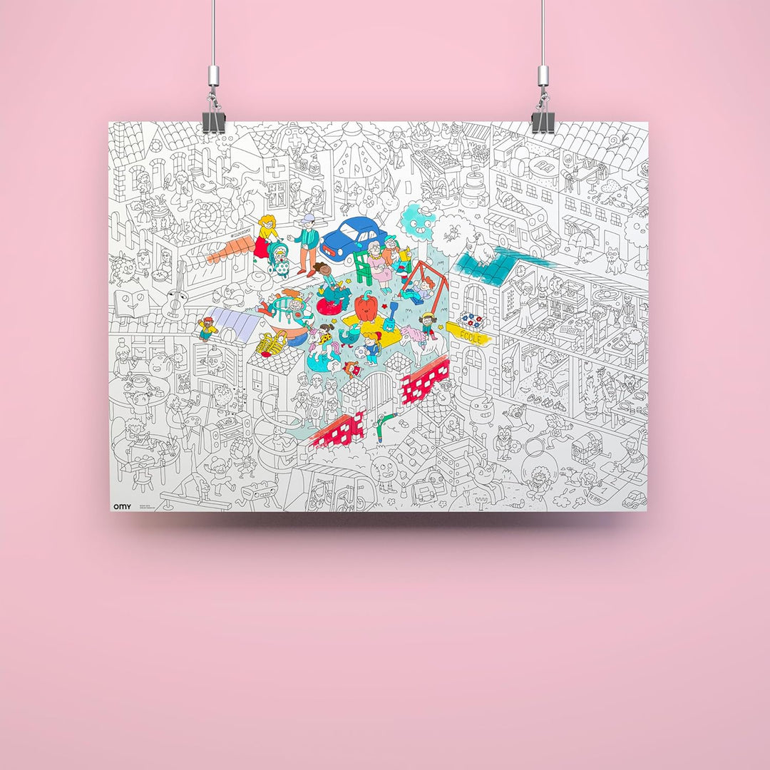 Omy Riesiges Malposter für Kinder – Kinderleben Kids Life, Kids Life