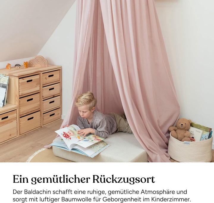 Ehrenkind® Baldachin mit Ring | Wohlfühl-Dekoration für das Kinderzimmer | Betthimmel Kinderzimmer a