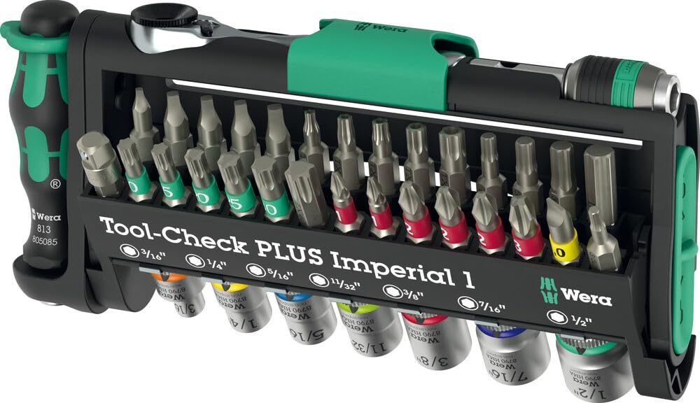 Wera 05049060001 Tool-Check PLUS Imperial 1, 39-teilig, Tool-Check PLUS Imperial 1