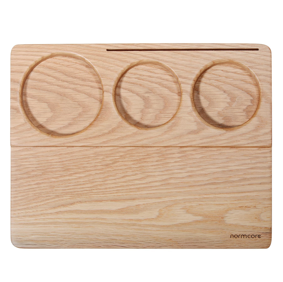 Normcore Tampermatte aus Eichen Holz - Tamping Matte aus Eichen Holz - Tamperstation 58mm 54mm - Kaf