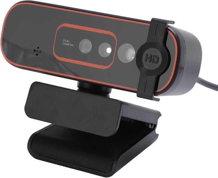 PUSOKEI 1080P Webcam mit Mikrofon, Autofokus und Gesichtserkennung, 2 MP Desktop Laptop Clip on Vide