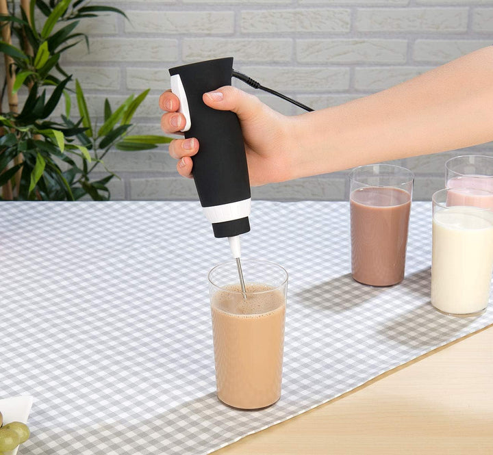Rosenstein & Söhne Minimixer: Elektrischer Profi-Mini-Handmixer, Mixbecher-Aufsatz, 2 Stufen, 30 W (