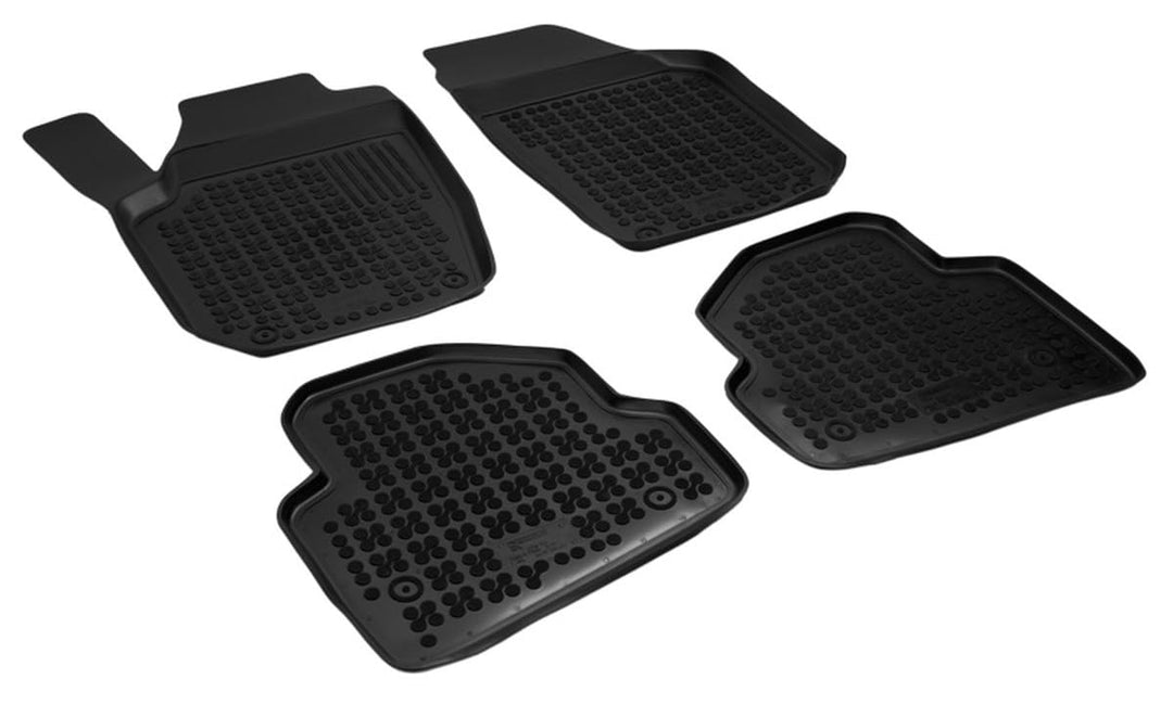AZUGA Hohe Gummi Fussmatten passend für Skoda Fabia II Limousine ab 3/2007-10/2014 & Combi ab 12/200