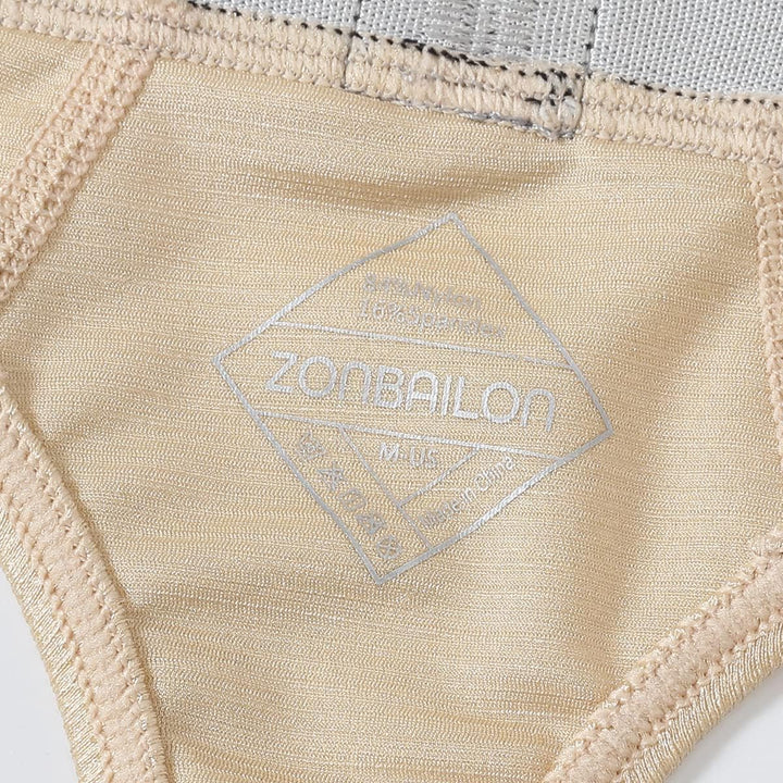 Herren String Tanga Unterwäsche T-Passform aus Seide G-String Sexy und Atmungsaktiv M Cremefarbe, M