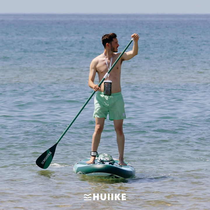HUIIKE Stand Up Paddling Board mit Zubehör, Paddel, Finnen, Pumpe. Paddle Sup Board Aufblasbar Hohe