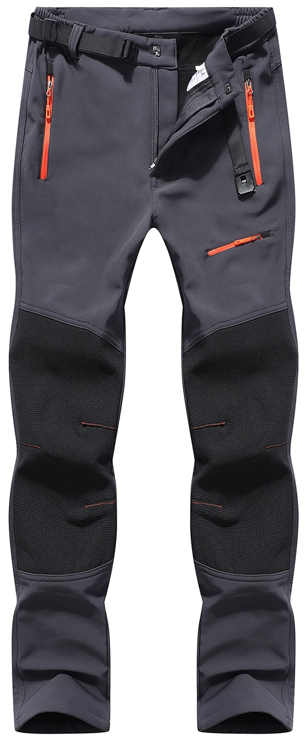 BenBoy Herren Wanderhose Wasserdicht Softshellhose Outdoorhose Winddicht Warm Gefüttert Skihose Snow