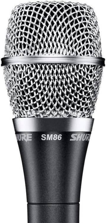 Shure SM86-LC Kondensator-Gesangsmikrofon mit Nierencharakteristik für professionelle Live-Auftritte